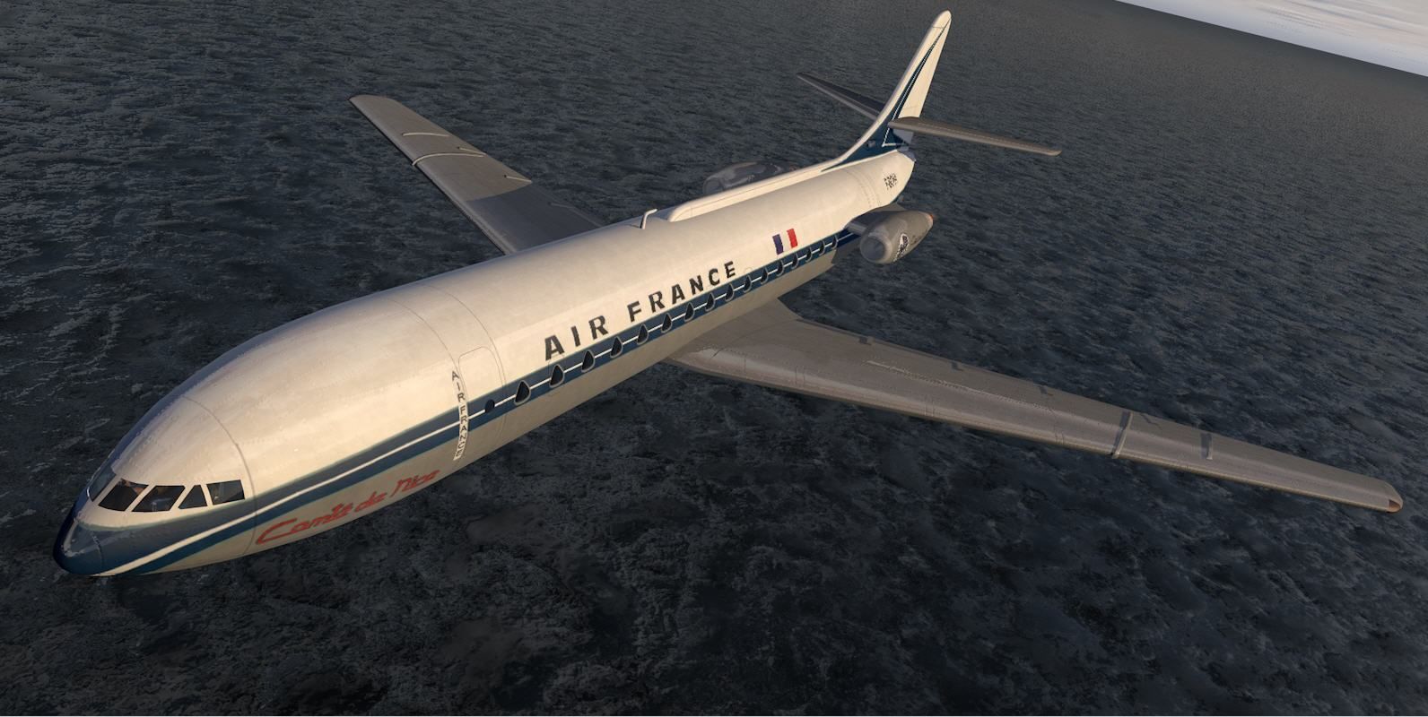 Sud Aviation SE-210 Caravelle III 3D model_10