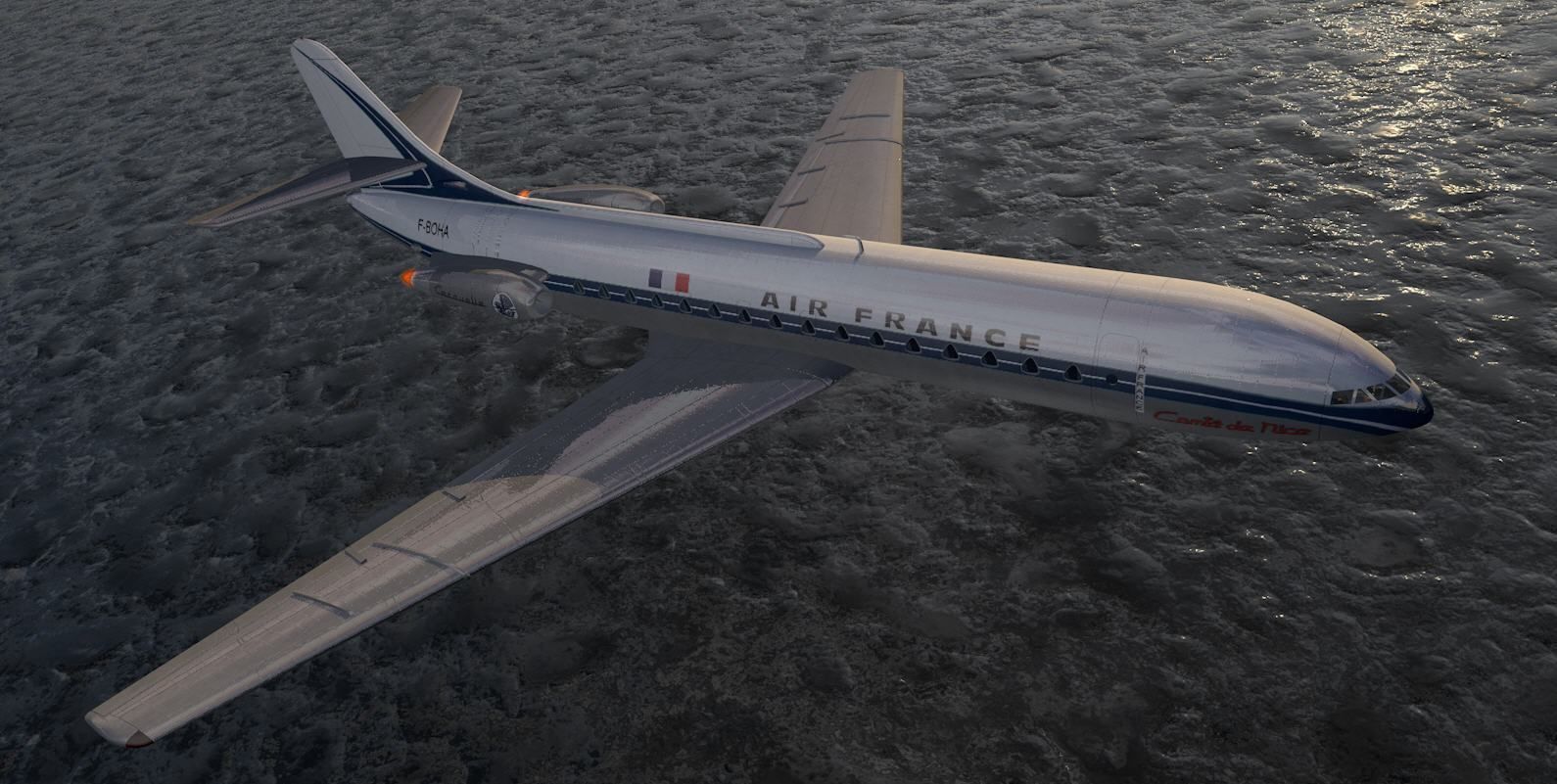 Sud Aviation SE-210 Caravelle III 3D model_8