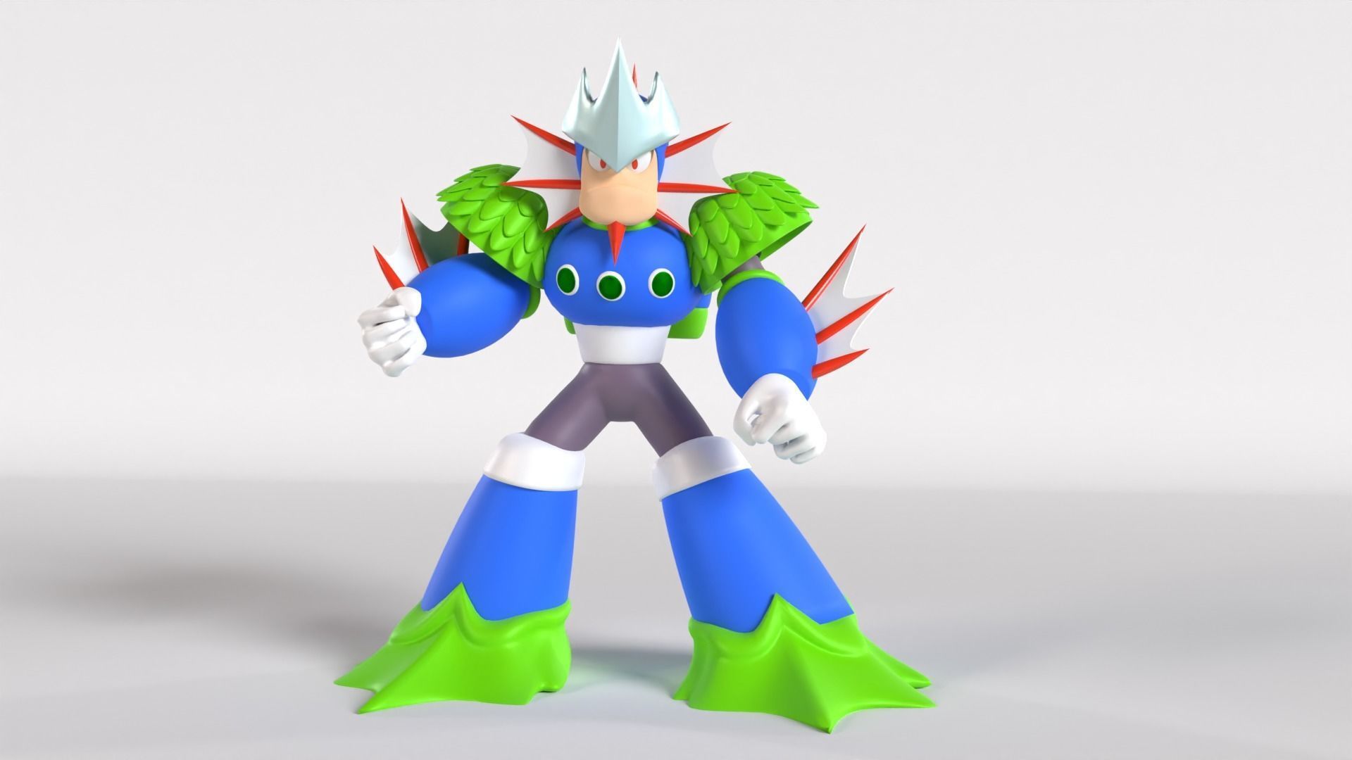 Neptune Mega Man V 3D model_1