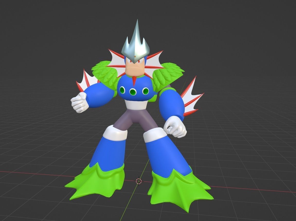 Neptune Mega Man V 3D model_2