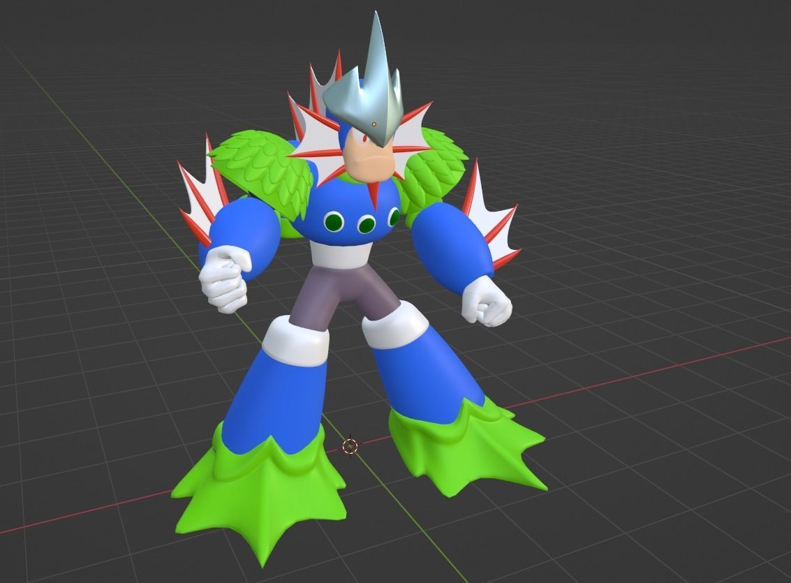 Neptune Mega Man V 3D model_3