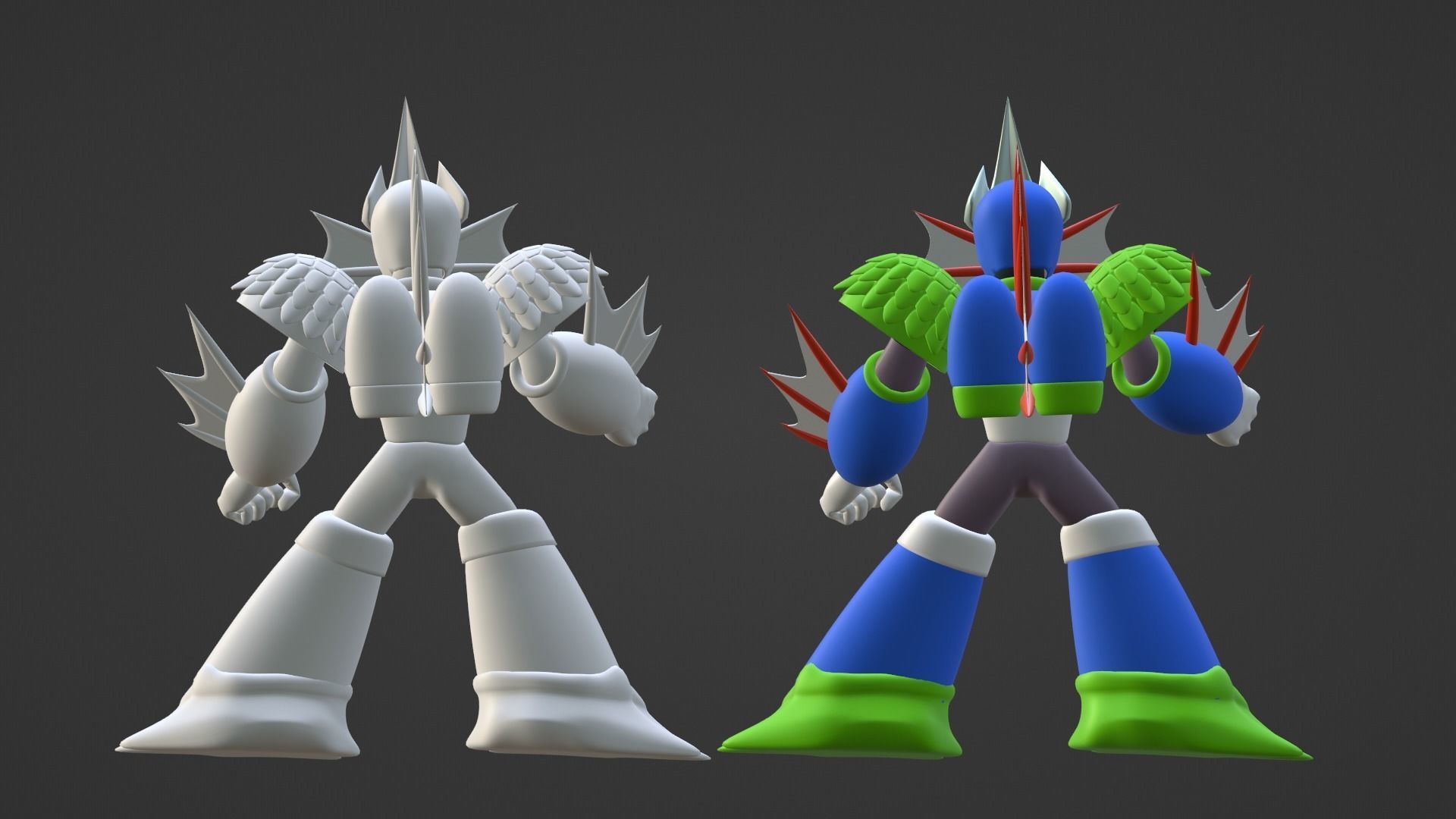 Neptune Mega Man V 3D model_14