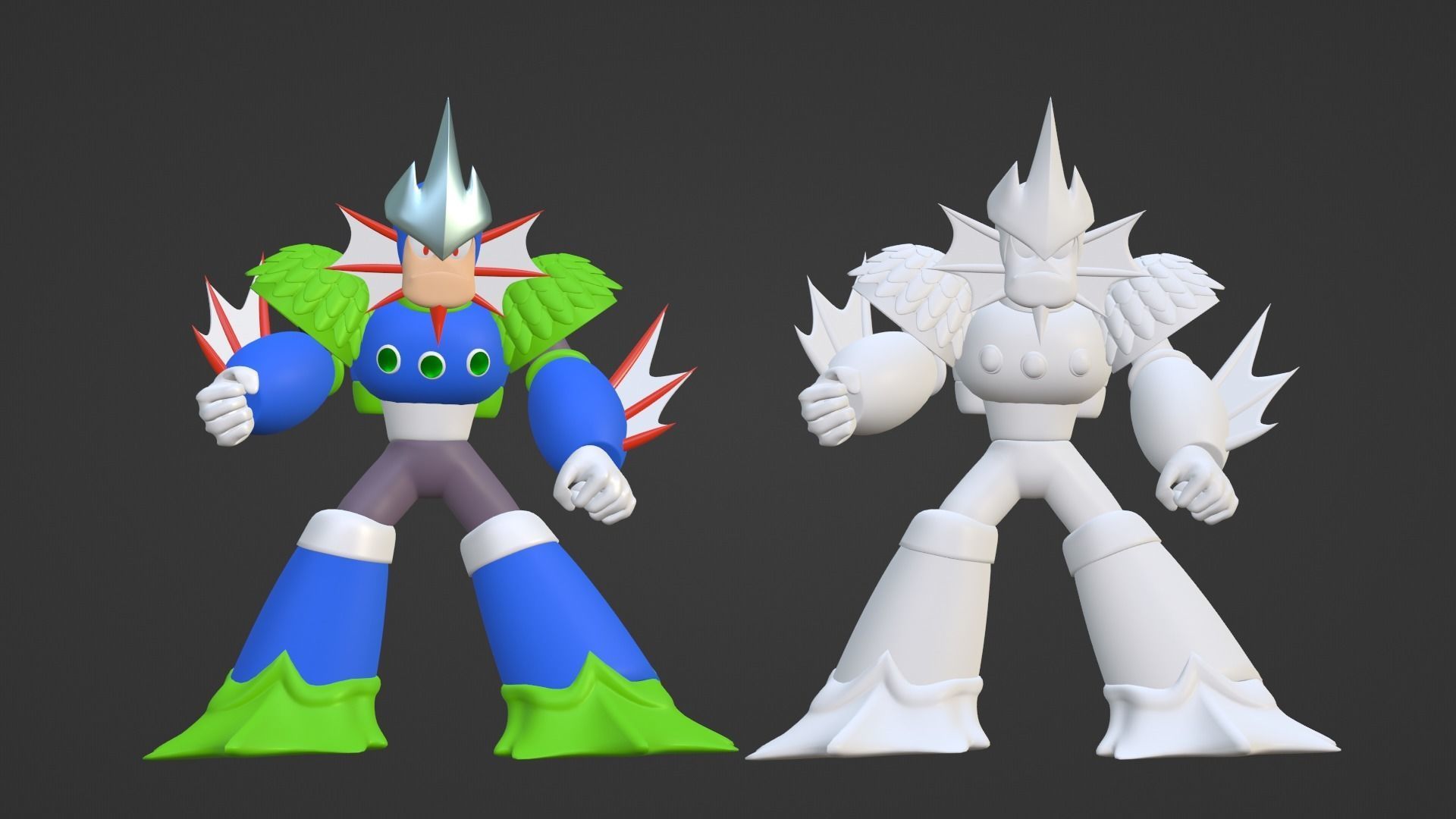 Neptune Mega Man V 3D model_13