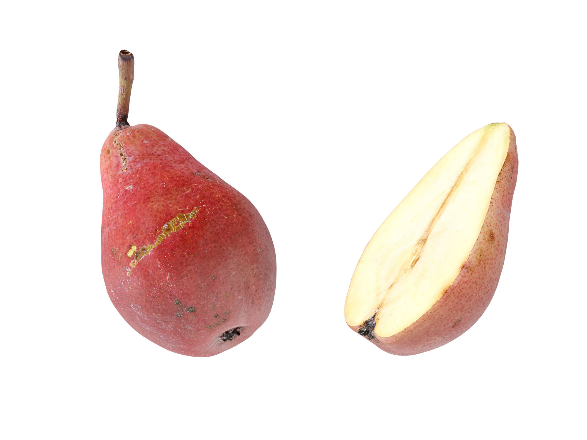 Pears Red 3D model_10