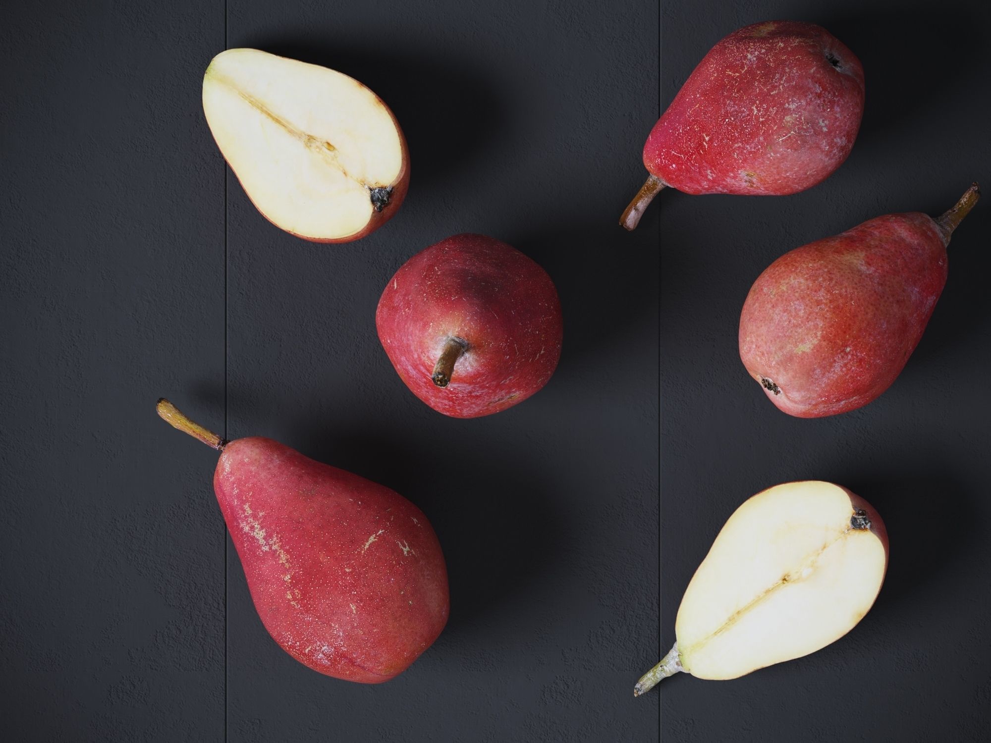 Pears Red 3D model_4