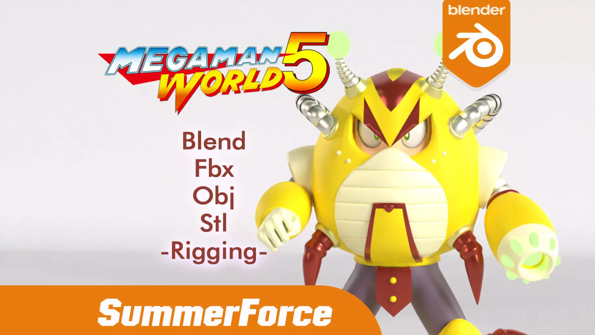 Venus Mega Man V 3D model