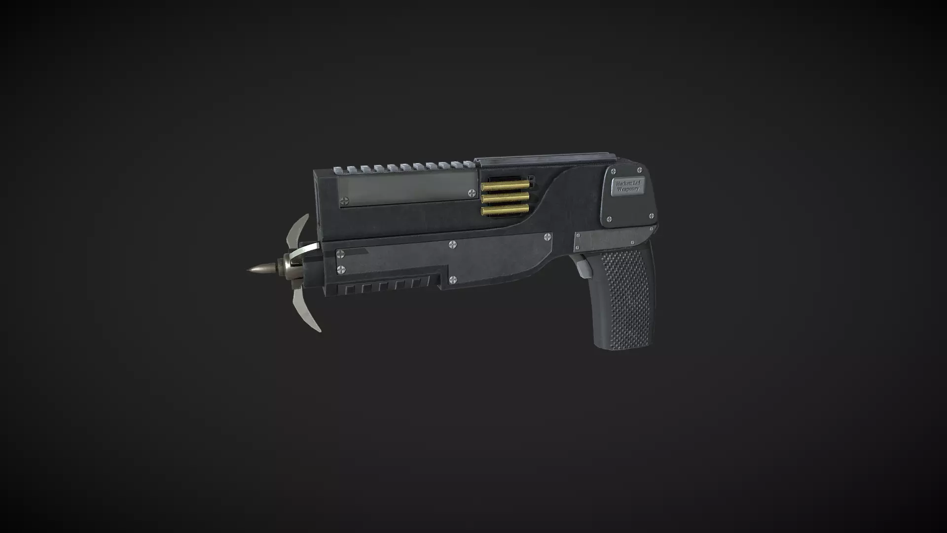 Grappling Gun Free low-poly 3D model