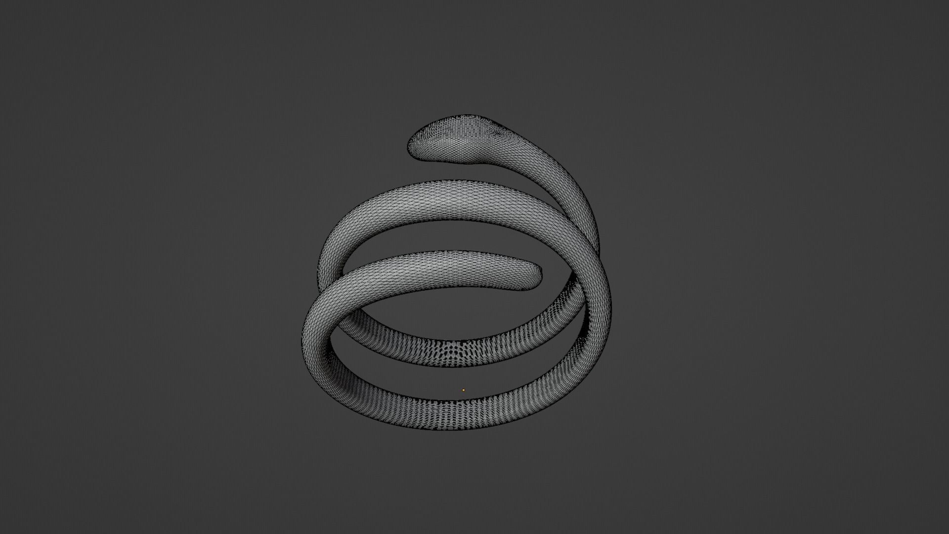 Snake Ring 3D print model_7