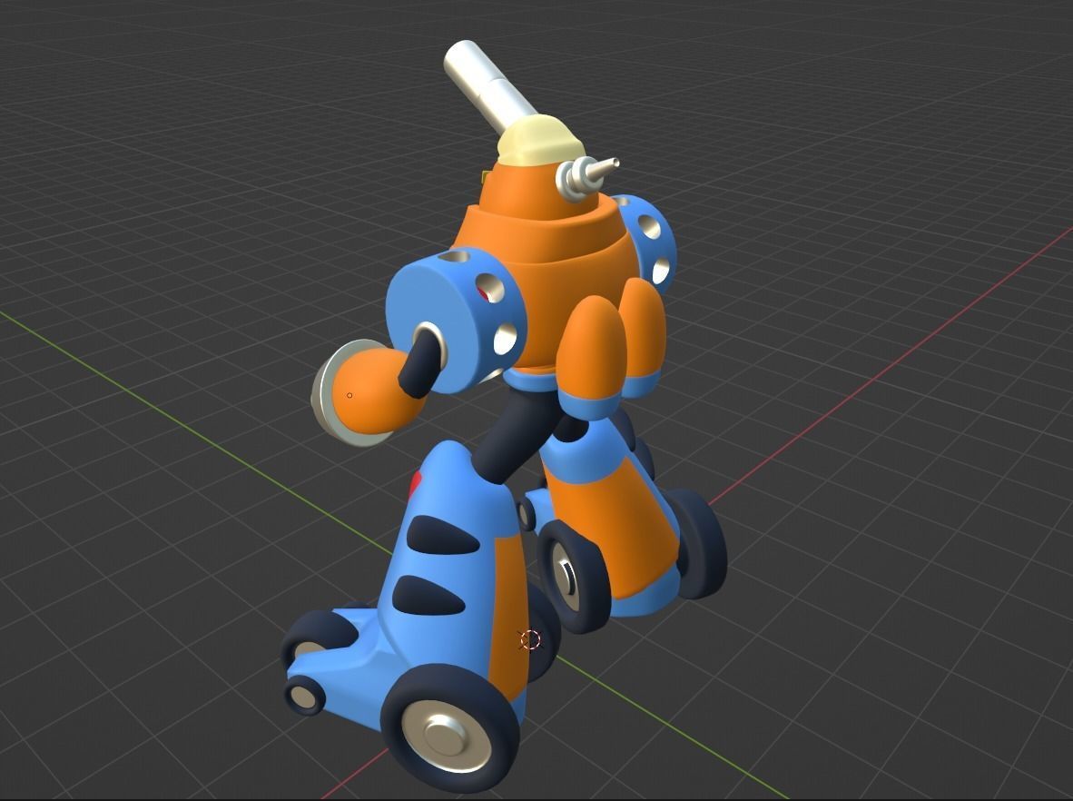 Mars Mega Man V 3D model_5