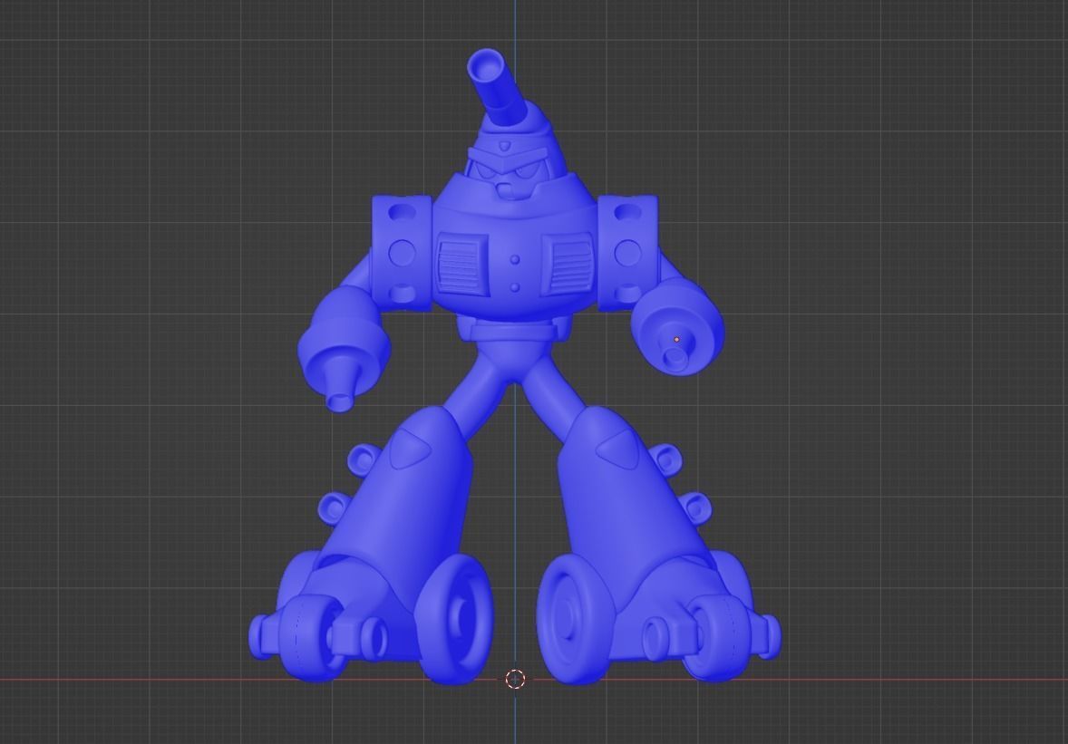 Mars Mega Man V 3D model_12