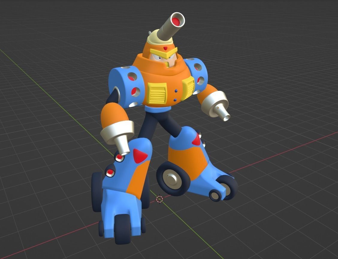 Mars Mega Man V 3D model_3