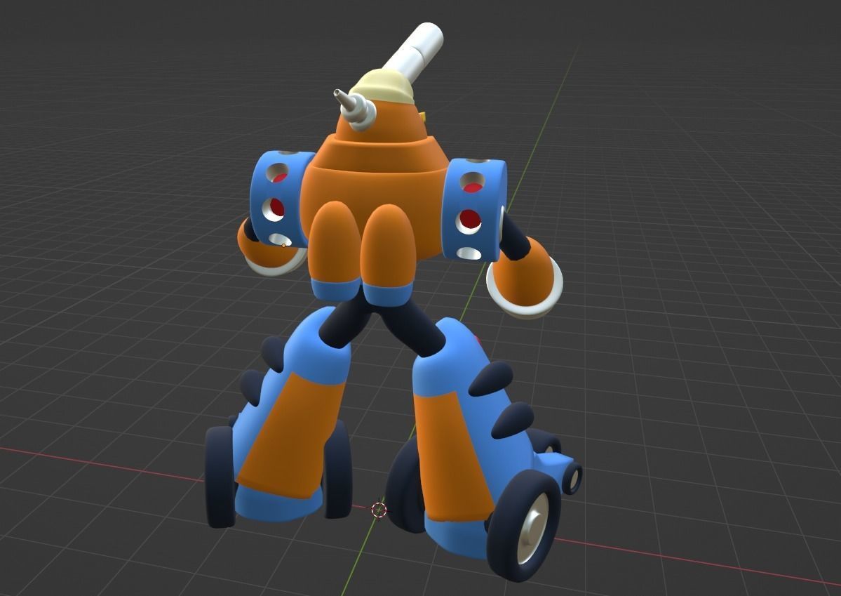 Mars Mega Man V 3D model_4