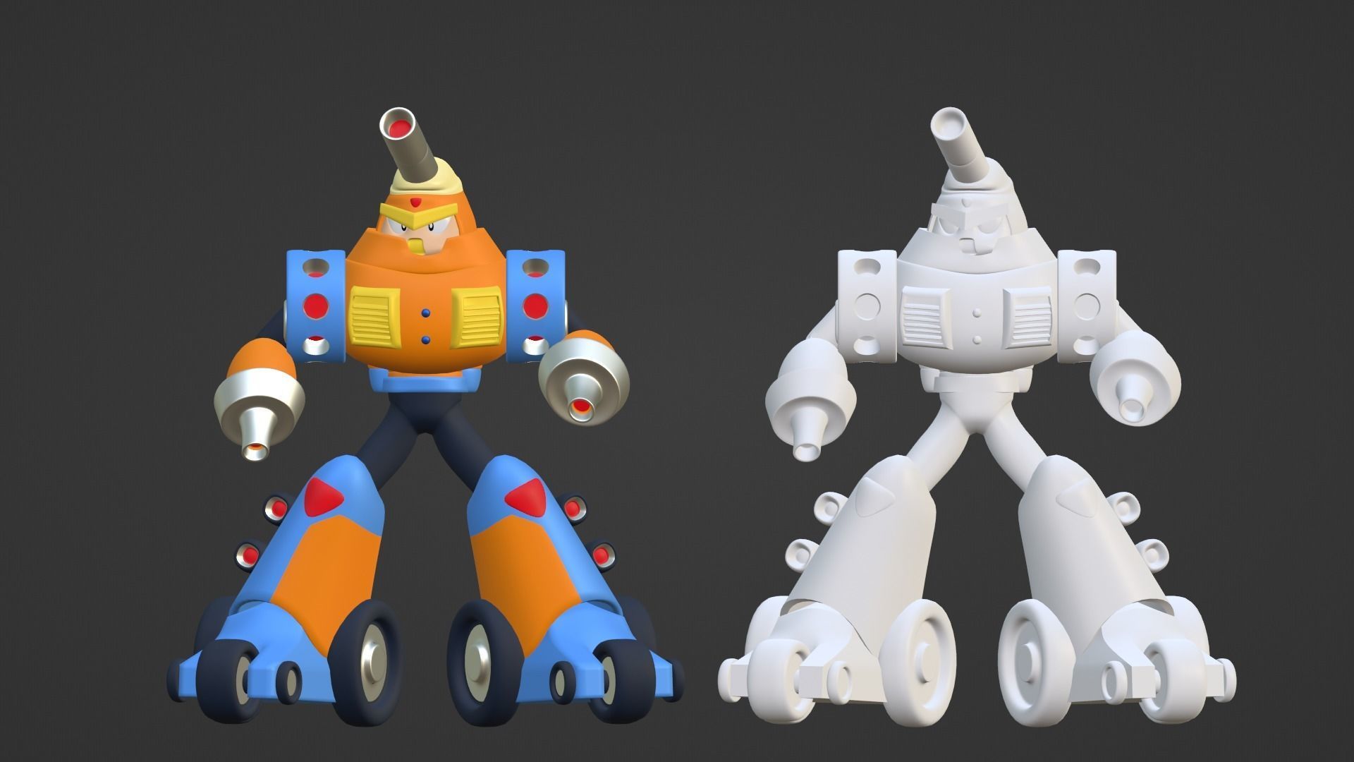 Mars Mega Man V 3D model_13