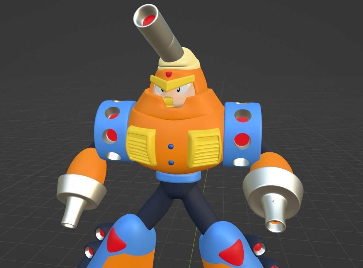 Mars Mega Man V 3D model_6