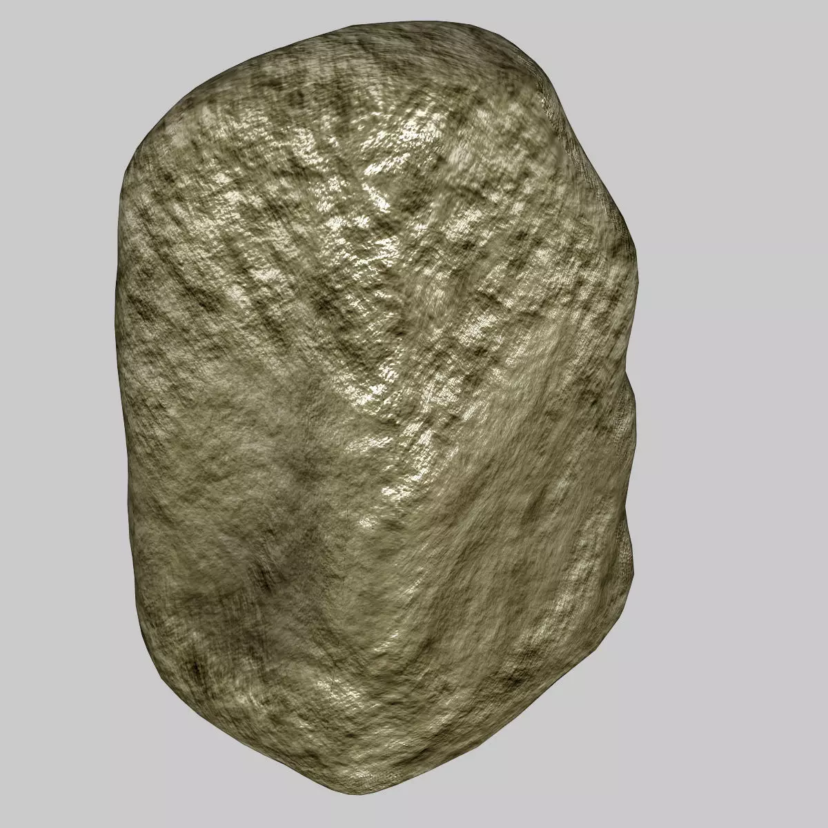 Low poly boulder rock Free low-poly 3D model