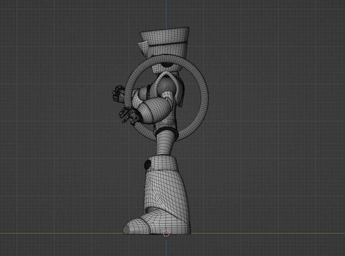 Saturn Mega Man V 3D model_8