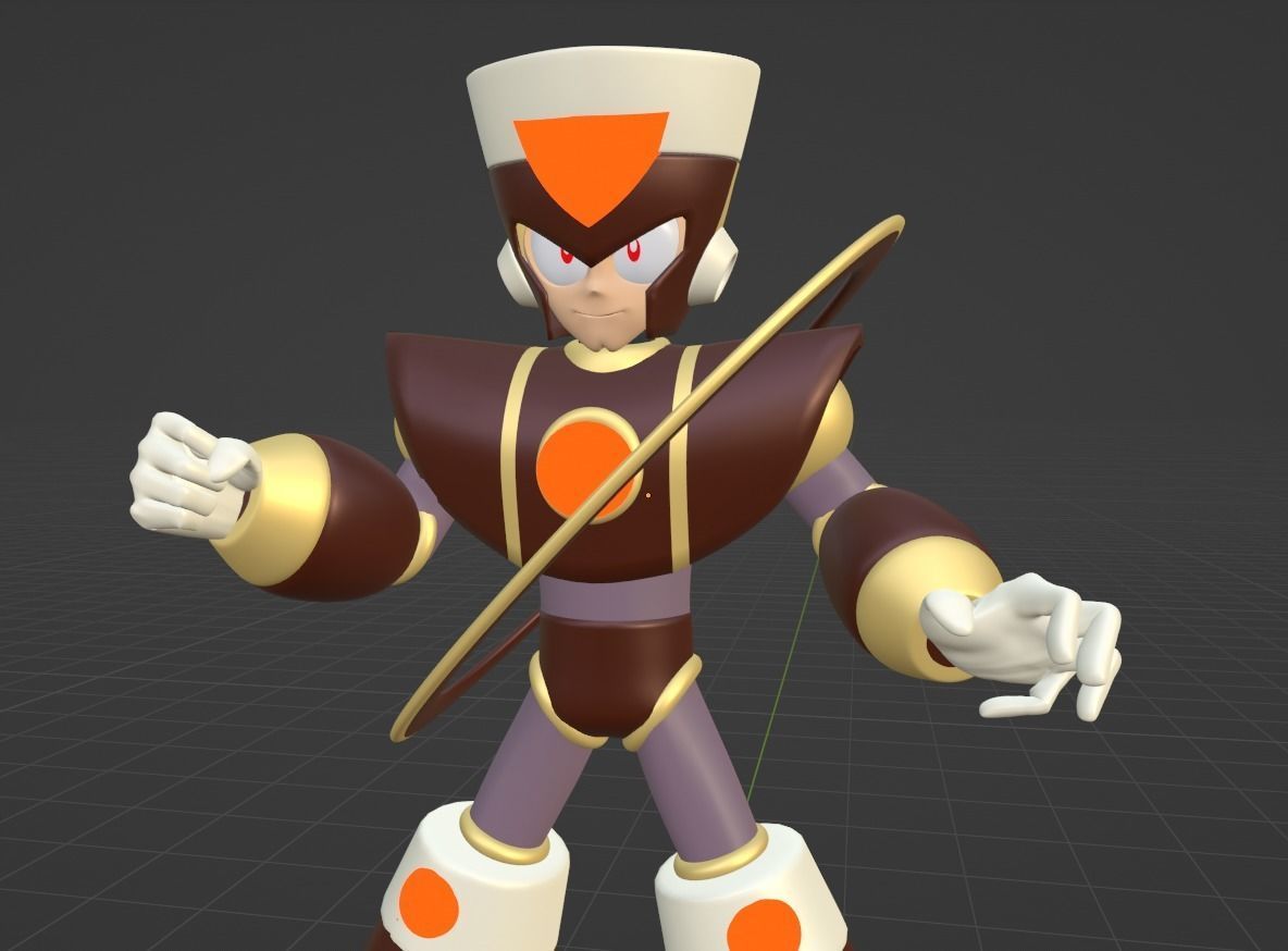 Saturn Mega Man V 3D model_6