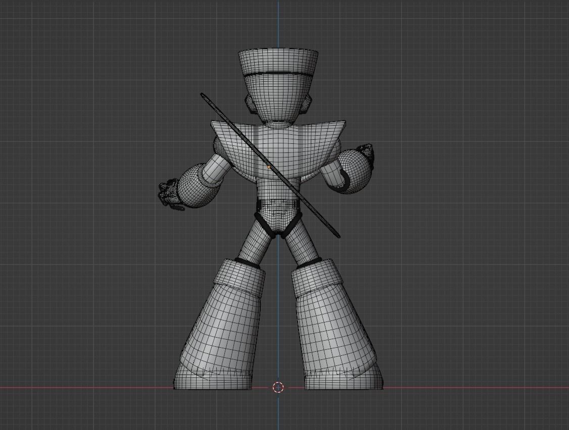 Saturn Mega Man V 3D model_9