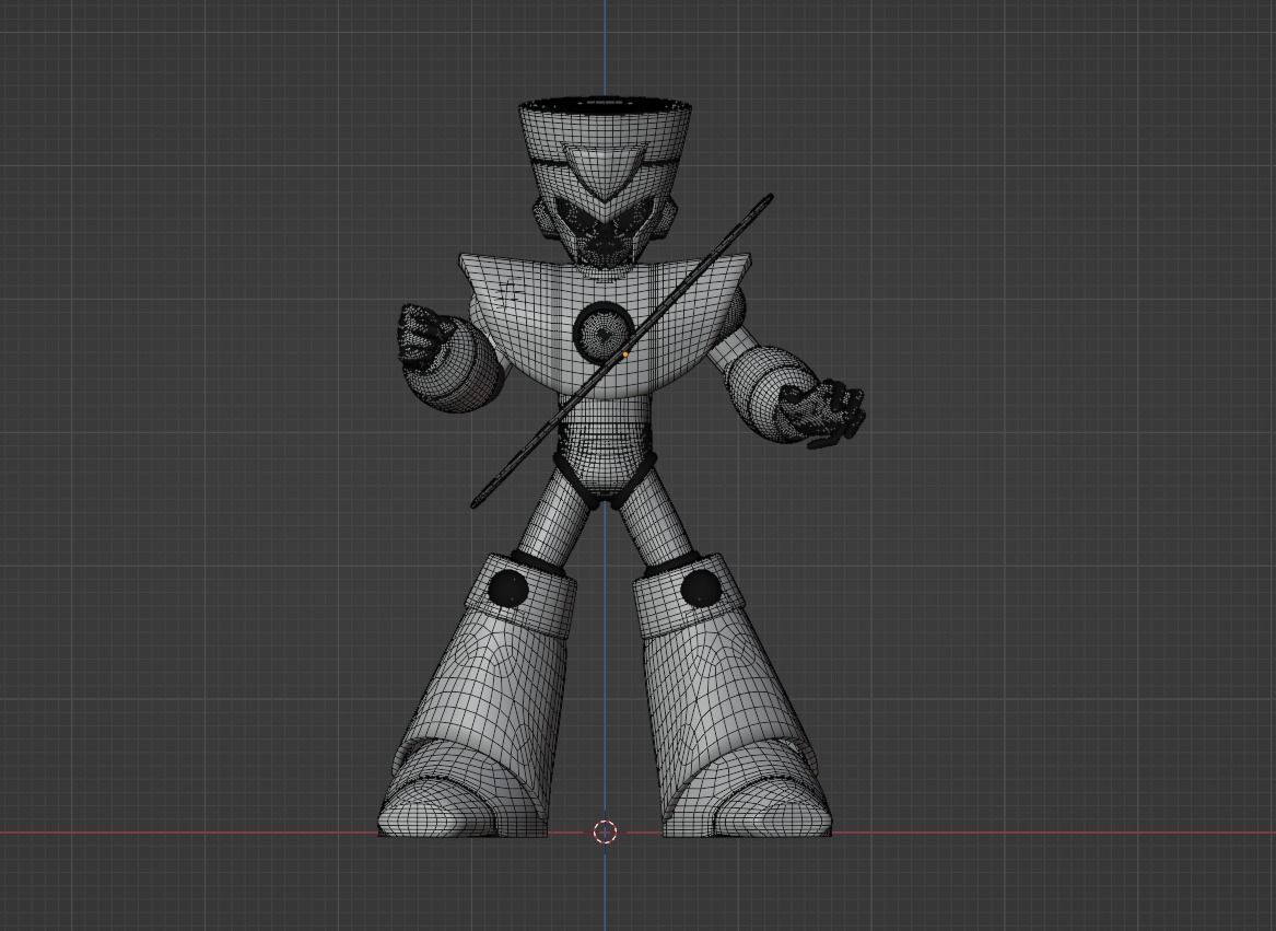 Saturn Mega Man V 3D model_7