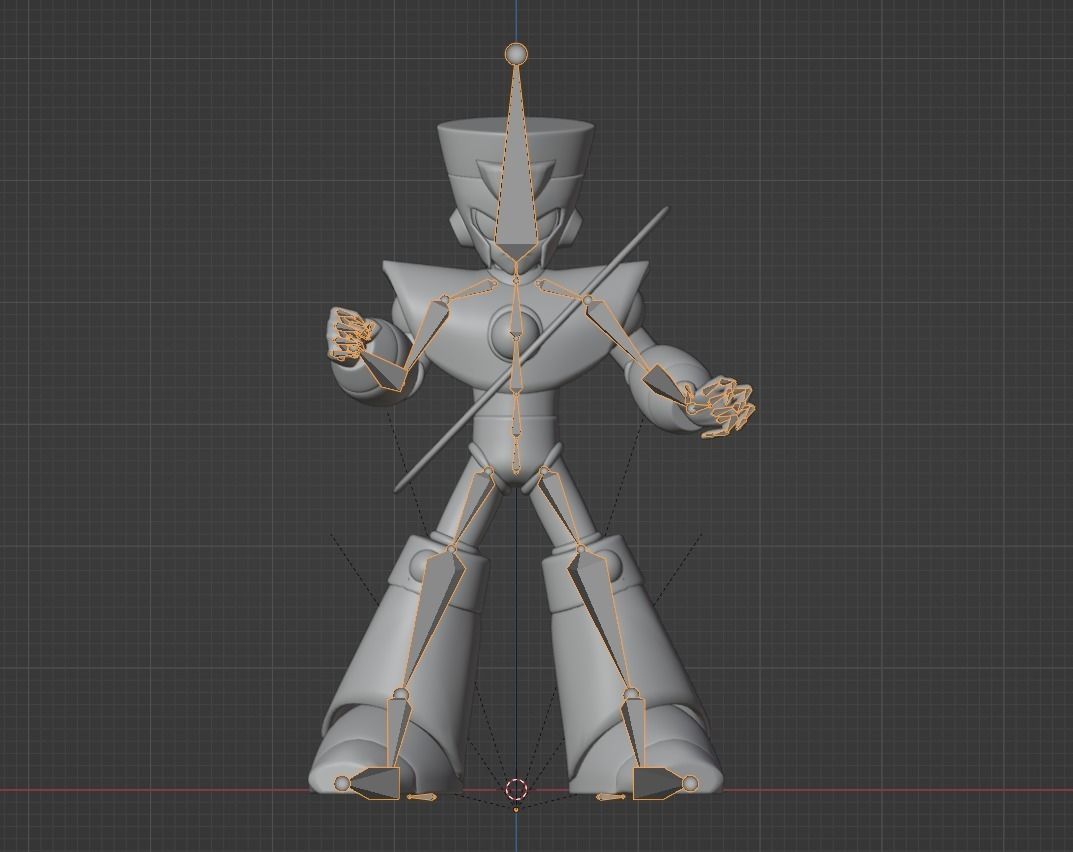 Saturn Mega Man V 3D model_11