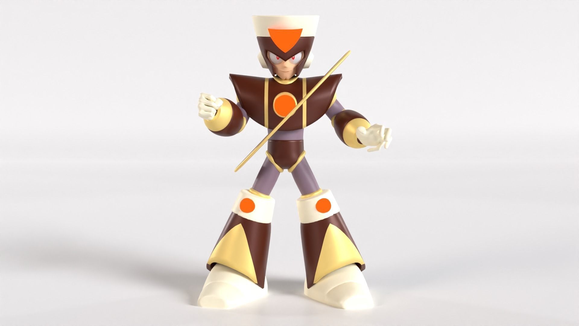 Saturn Mega Man V 3D model_1