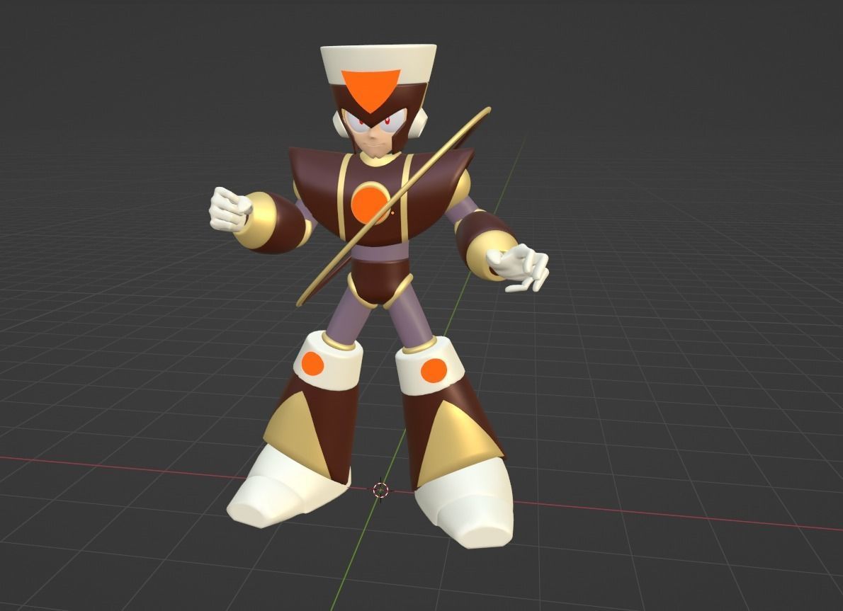 Saturn Mega Man V 3D model_2