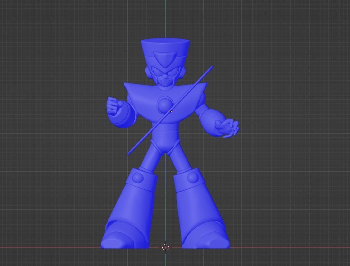 Saturn Mega Man V 3D model_12