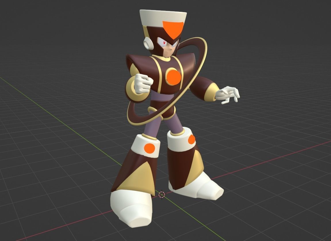 Saturn Mega Man V 3D model_3