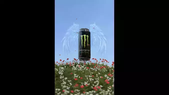 Monster Bottle Animation