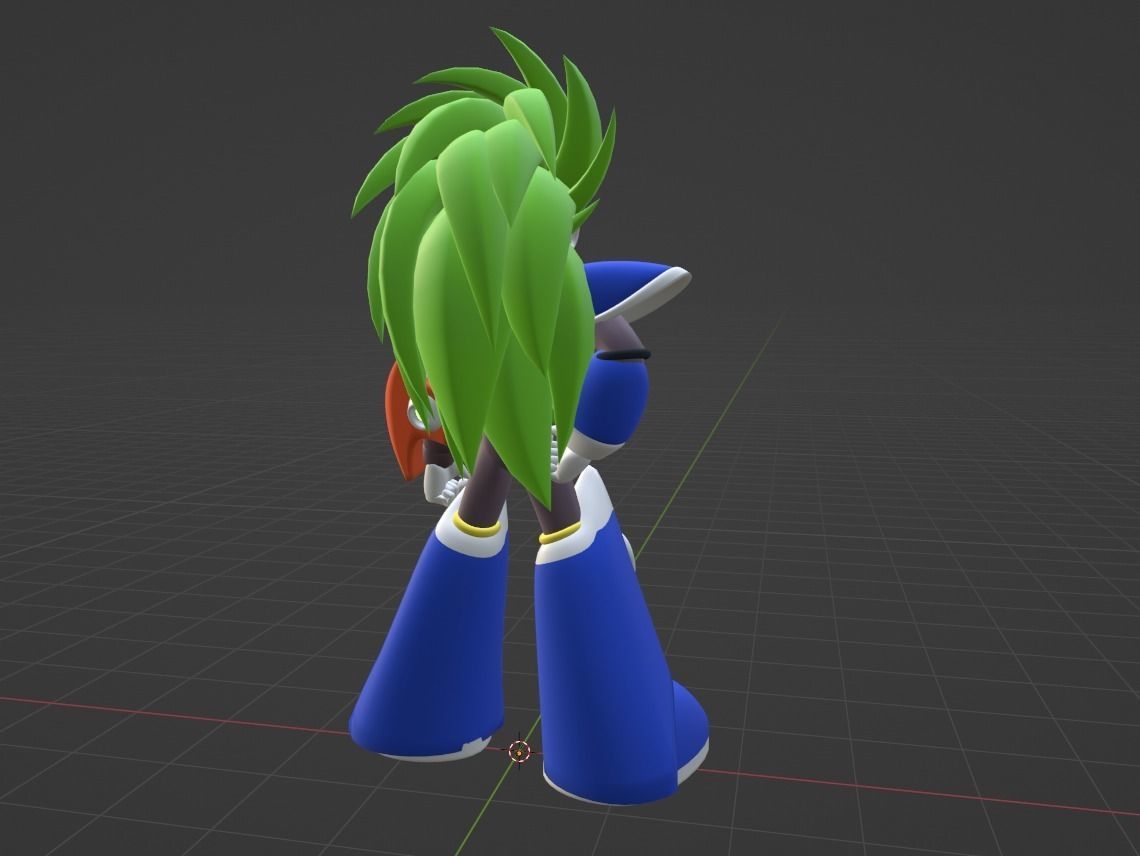 Terra Mega Man V 3D model_4