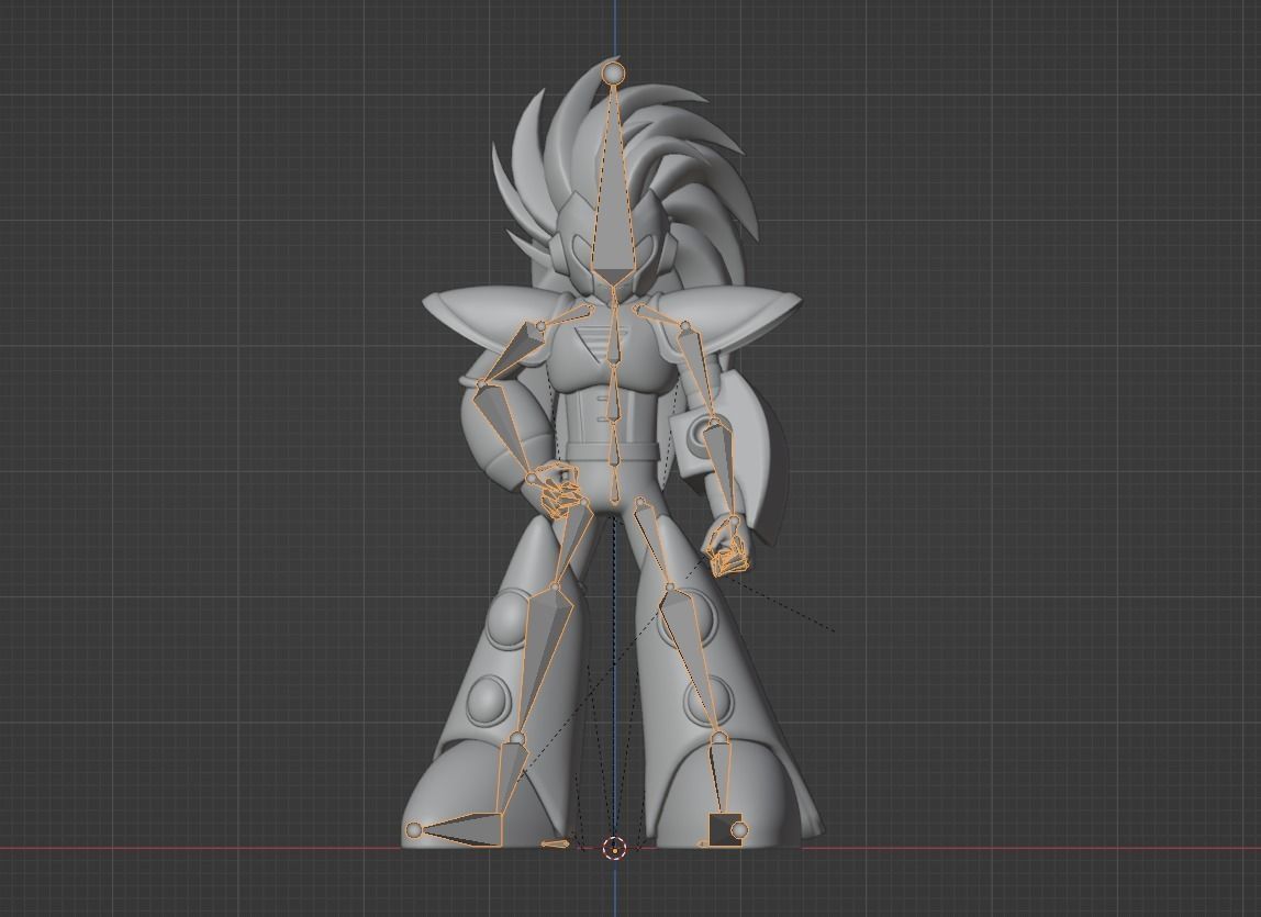 Terra Mega Man V 3D model_11