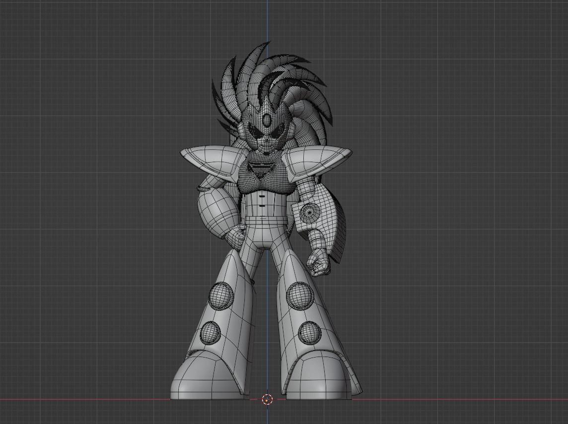 Terra Mega Man V 3D model_7