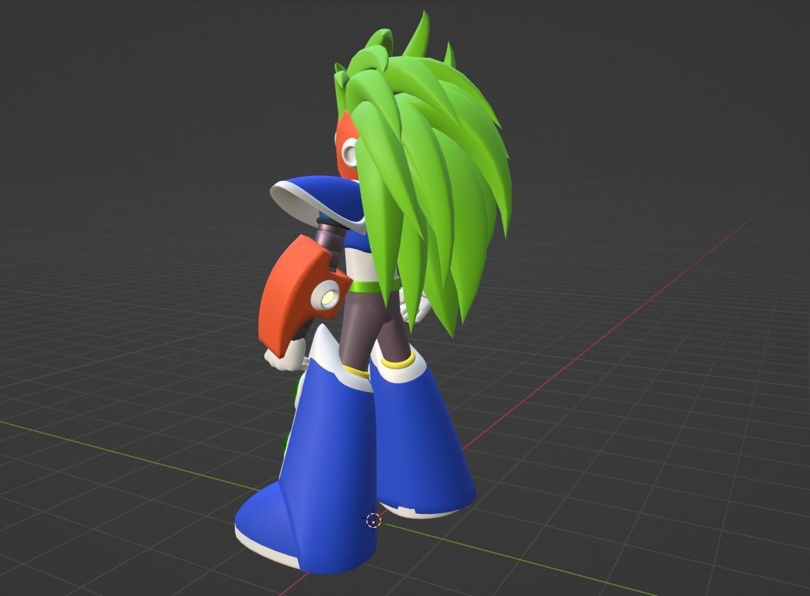 Terra Mega Man V 3D model_5