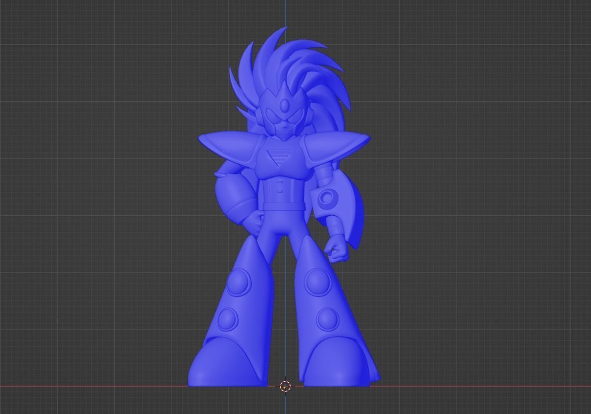 Terra Mega Man V 3D model_12