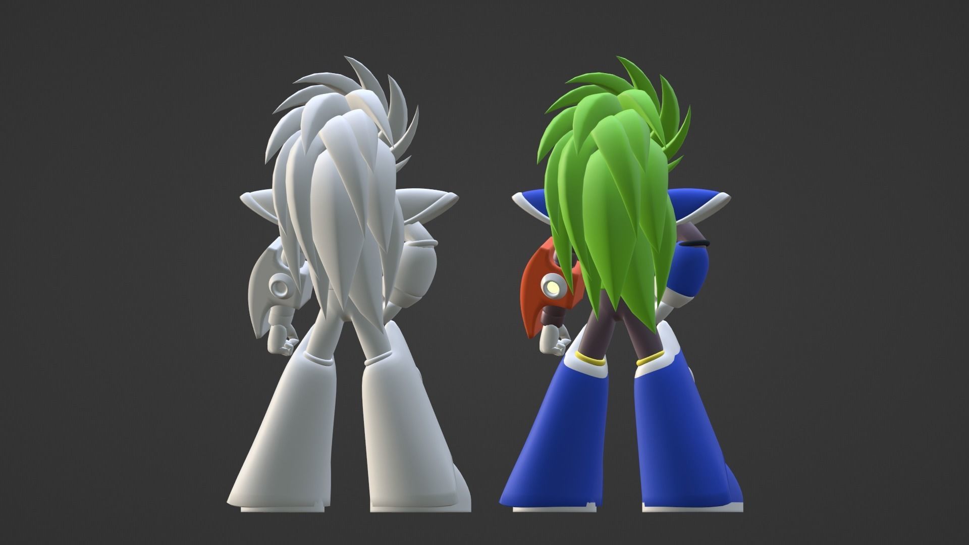 Terra Mega Man V 3D model_14