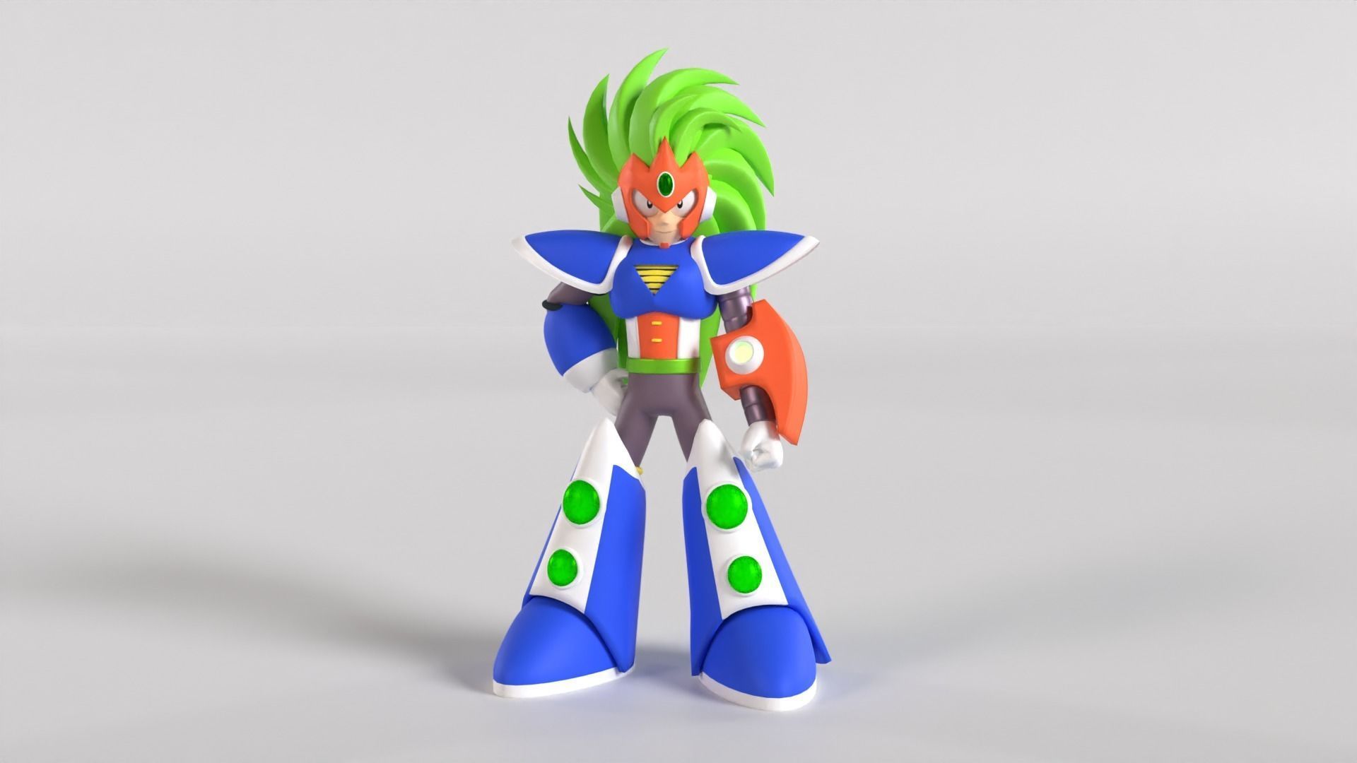 Terra Mega Man V 3D model_1