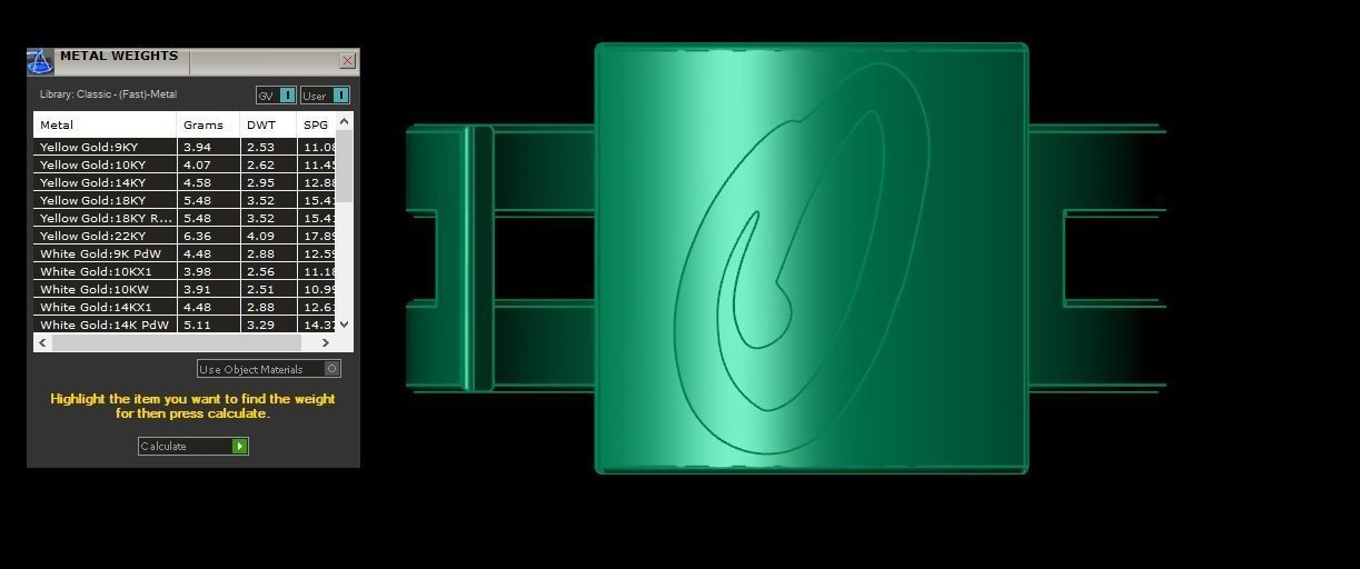 Initial O Alphabet Ring For Women Girls 3D print model_3