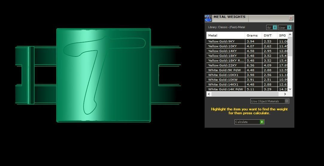 Initial T Alphabet Ring For Women Girls 3D print model_3