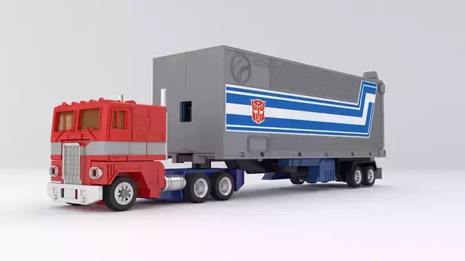 Optimus Prime Convoy g1 toy 3D model