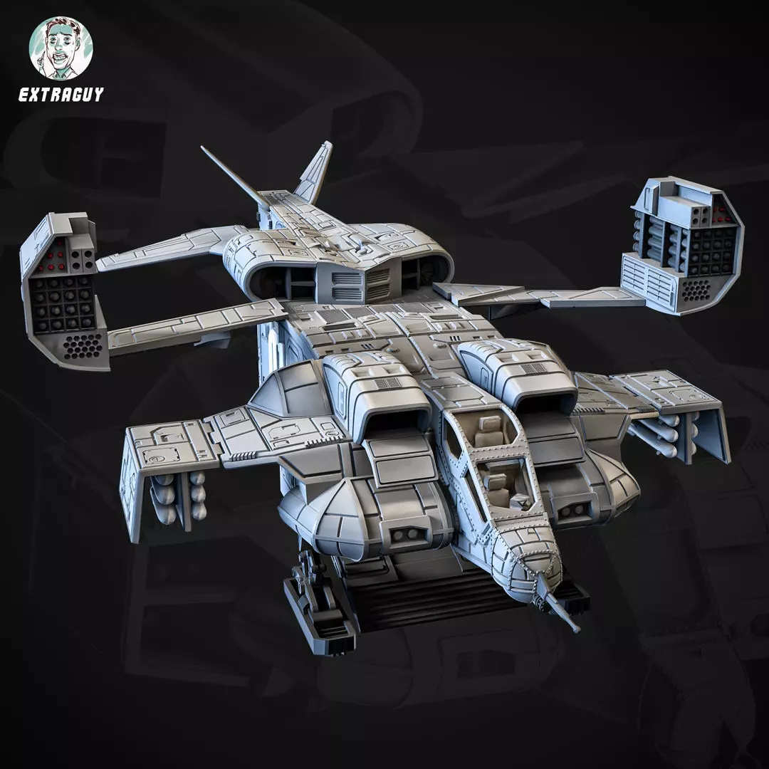 Dropship 32mm 3D print model