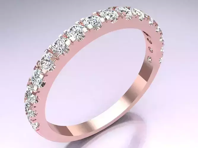 Diamond Ring - Womens Rings - N204 3D print model