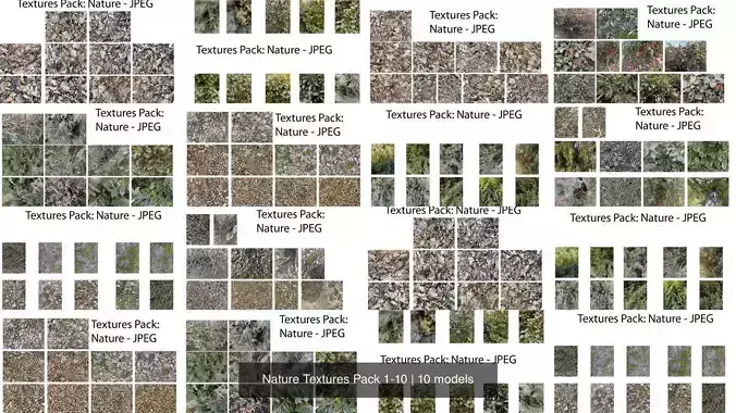 Nature Textures Pack 1-10 Texture