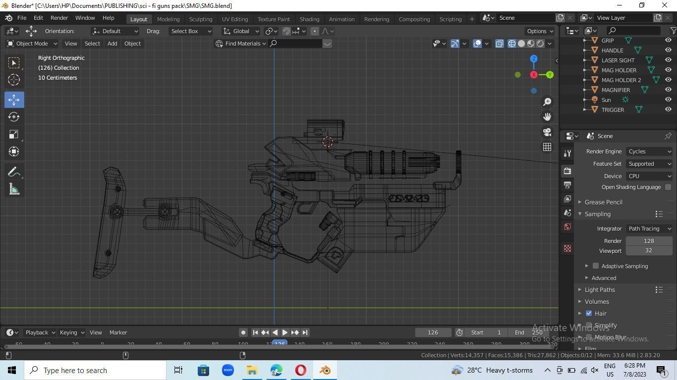 sci- fi  gun 3D model_6