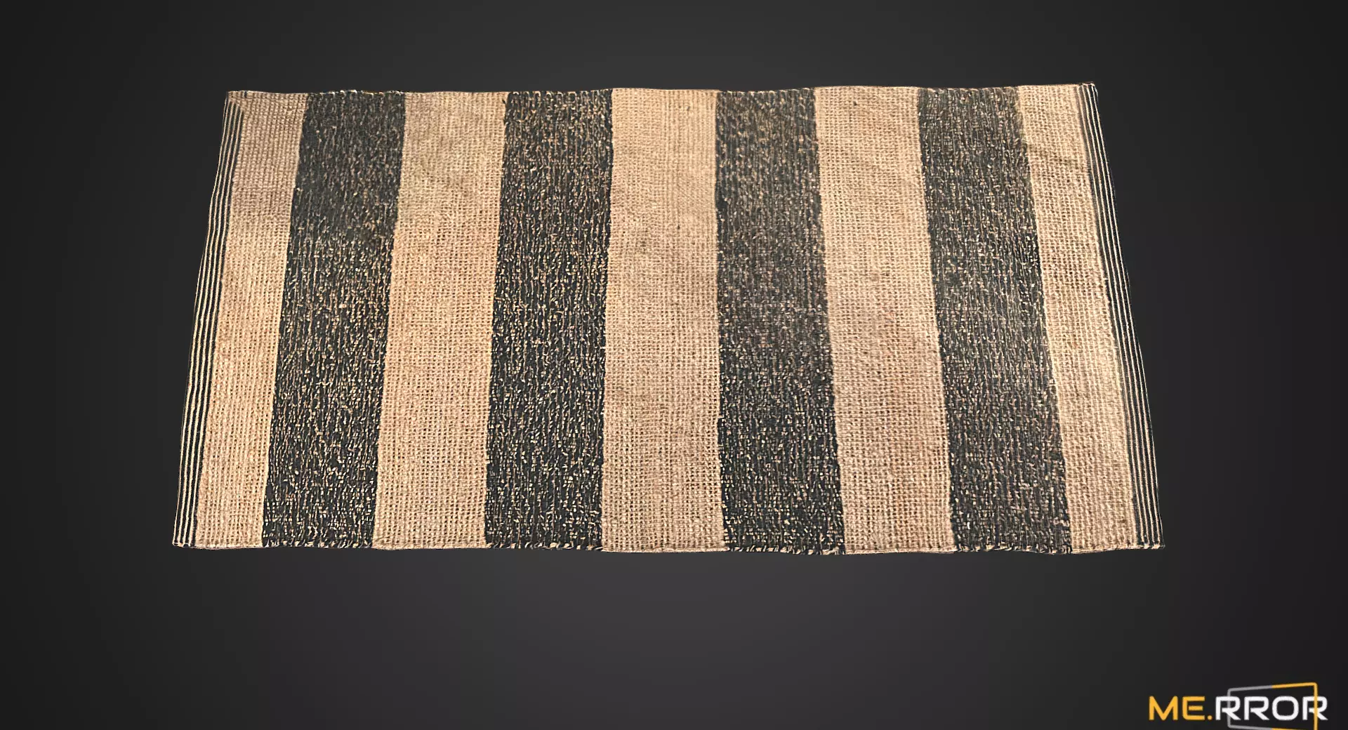 Game Ready Checkered Rug Low-poly 3D model_0