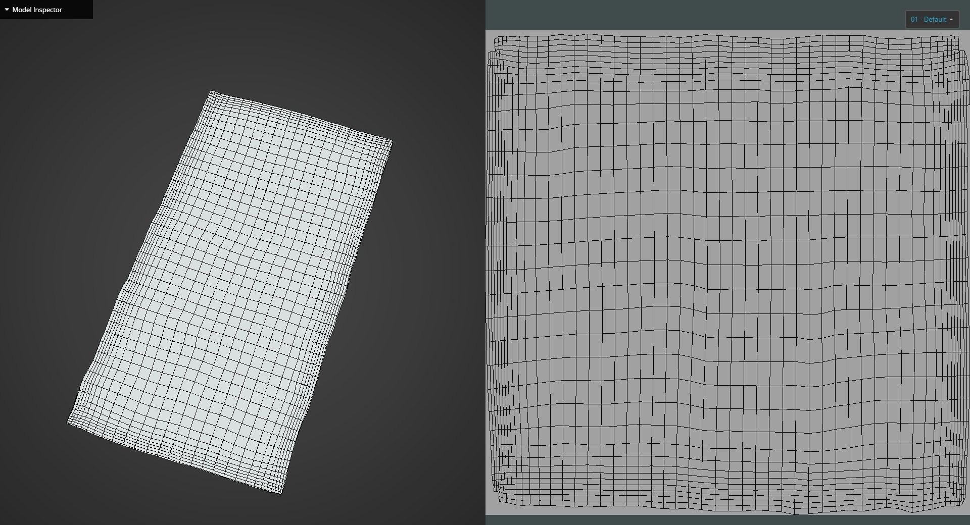 Game Ready Checkered Rug Low-poly 3D model_13