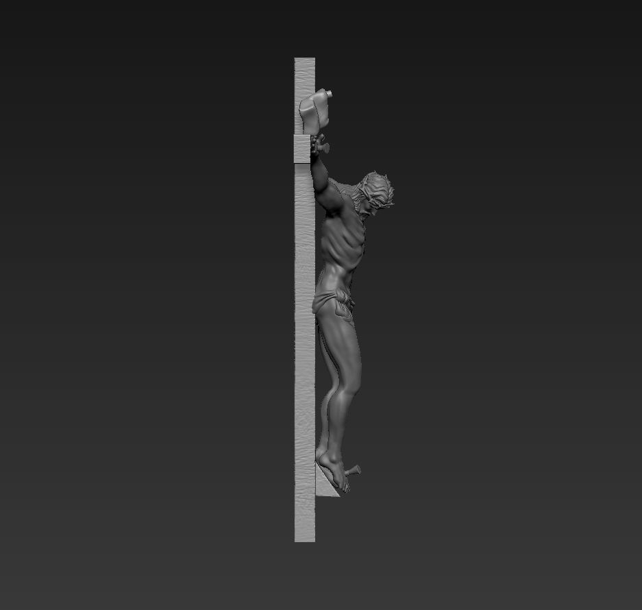 JESUS ON THE CROSS for 3D print 3D print model_3