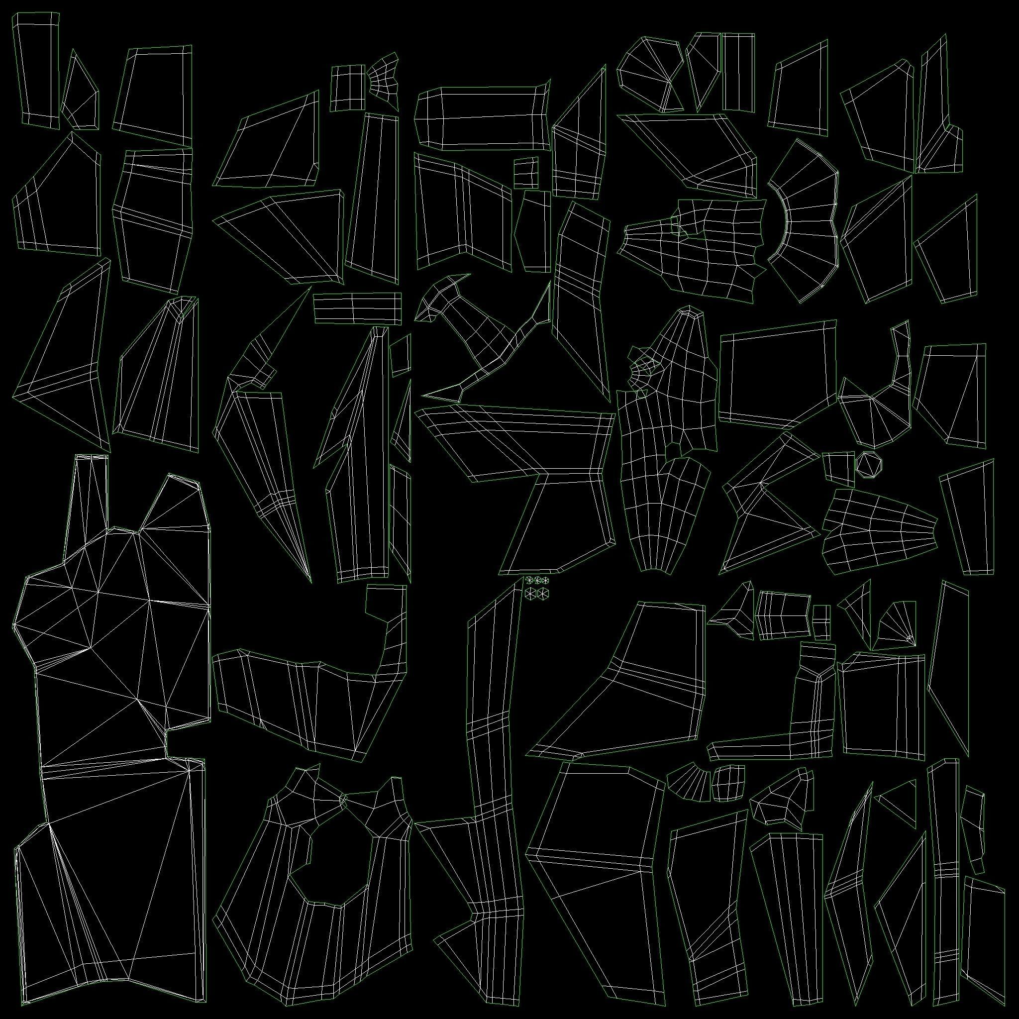 Decor Black Deer 3D model_6