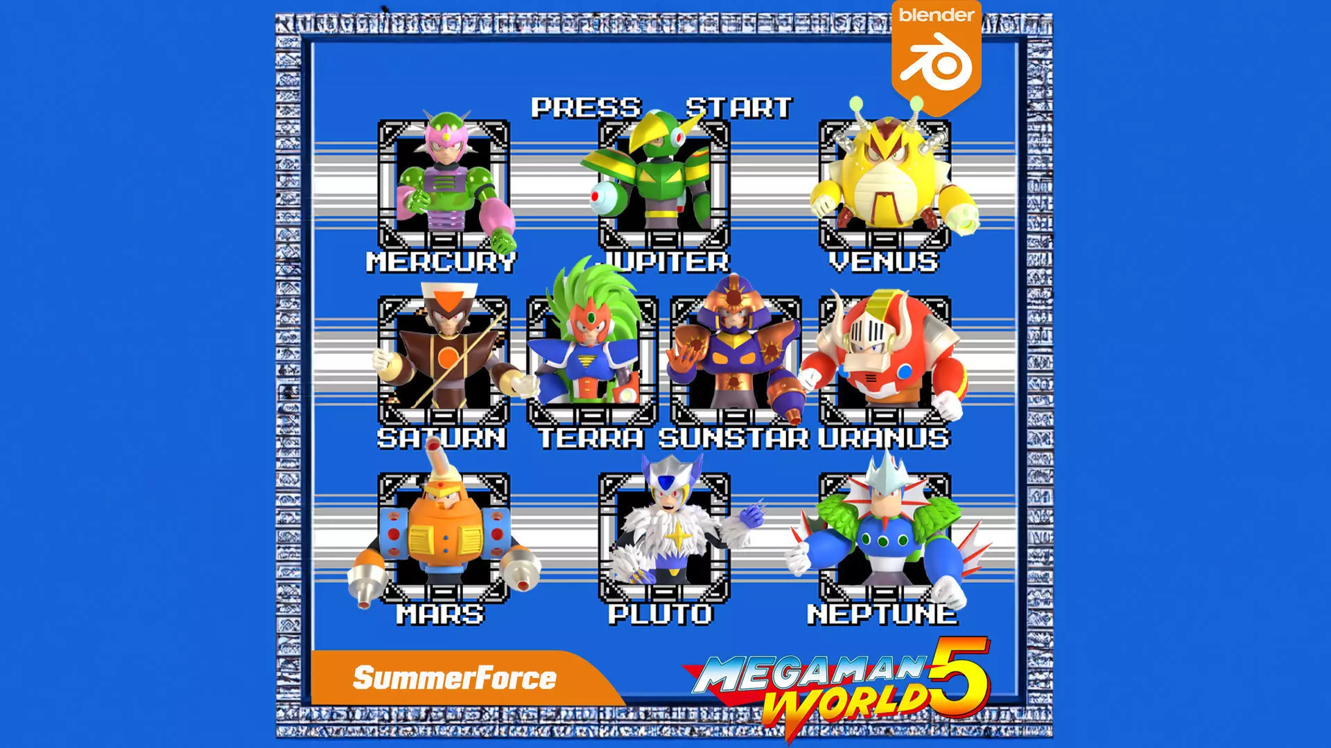 Boss Mega Man V Collection _0