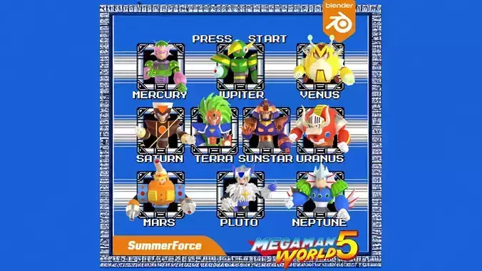 Boss Mega Man V Collection 