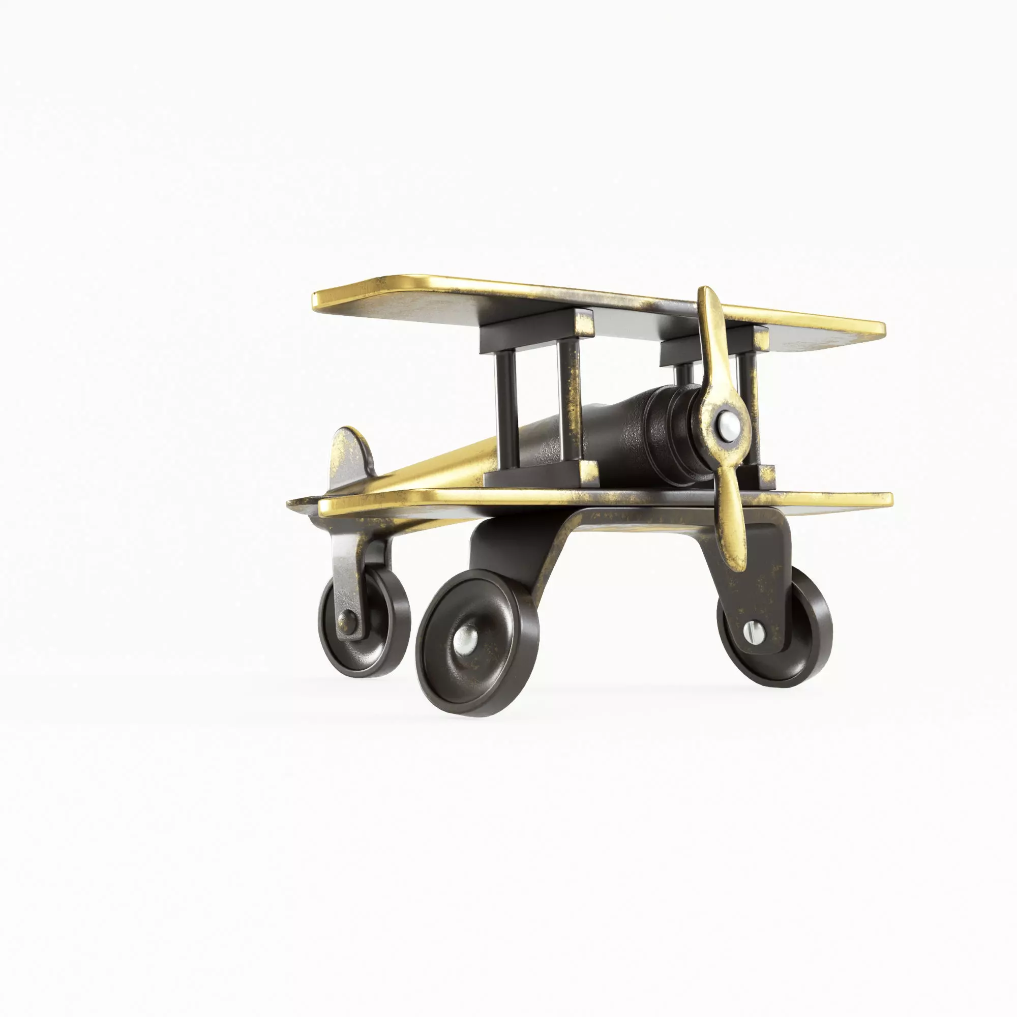 Antique Aeroplane 3D model_0